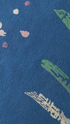  Tisca TISCA Sophie Hand Tufted Wool Rug France 1990s - 4766984