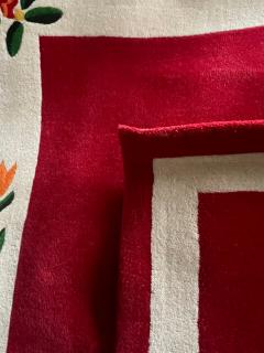 Tisca Tisca Bl tenbord re Hand Tufted Wool Rug 1980s France - 4766380