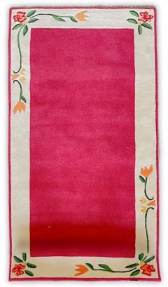  Tisca Tisca Bl tenbord re Hand Tufted Wool Rug 1980s France - 4766465