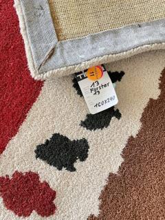  Tisca Tisca Forster Hand Tufted Wool Rug Tapestry 1980s France - 4766823