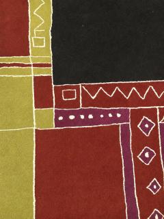 Tisca Tisca Krumi Hand Tufted Wool Rug France 1990s - 4766958