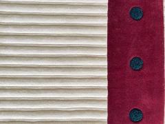  Tisca Tisca Meda Hand Tufted Wool Rug 1980s France - 4766821