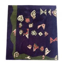  Tisca Vezeley Artistic Hand Tufted Rug by Tisca France 1990s - 4767553