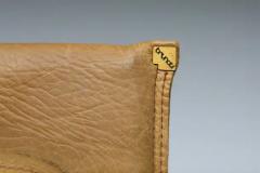  Titina Ammannati Giampiero Vitelli Brunati Camel Leather Club Chairs Mid Century Modern Italy 1970s - 3396205