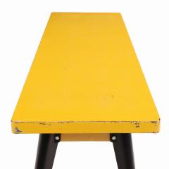  Tolix A Tolix yellow iron table C 1940  - 4271113