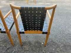  Tomlinson 6 Fabulous Leather Strap Tomlinson Sophisticate Dining Chairs 2 Arms 4 Sides - 3983030