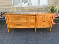  Tomlinson Magnificent Tomlinson Sophisticate 2 Piece Credenza Buffet Hutch Mid Century - 3982959