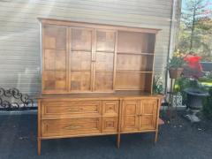  Tomlinson Magnificent Tomlinson Sophisticate 2 Piece Credenza Buffet Hutch Mid Century - 3982983