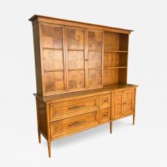  Tomlinson Magnificent Tomlinson Sophisticate 2 Piece Credenza Buffet Hutch Mid Century - 3985945