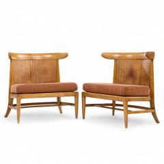  Tomlinson Tomlinson Mid Century Slipper Chairs Pair - 4354044