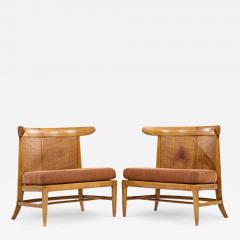  Tomlinson Tomlinson Mid Century Slipper Chairs Pair - 4355084