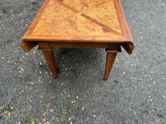  Tomlinson Wonderful Tomlinson Sophisticate style Flip side Burl Coffee Table Mid Century - 3983118