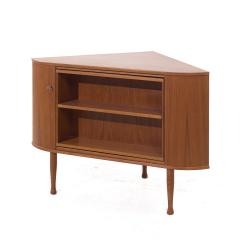  Torbj rn Afdal Torbj rn Afdal Norwegian Teak Corner Revolving Bar Cabinet - 3955103