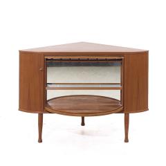  Torbj rn Afdal Torbj rn Afdal Norwegian Teak Corner Revolving Bar Cabinet - 3955104