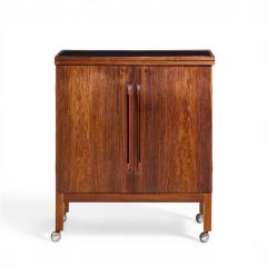  Torbj rn Afdal Torbj rn Afdal for Bruksbo Mid Century Danish Rosewood Expanding Bar Cart - 4554682