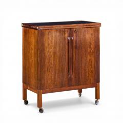  Torbj rn Afdal Torbj rn Afdal for Bruksbo Mid Century Danish Rosewood Expanding Bar Cart - 4554729