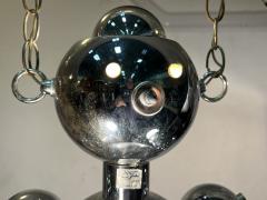 Torino Lamp Co MODERNIST CHROME ROBOT CHANDELIER BY TORINO - 4099937