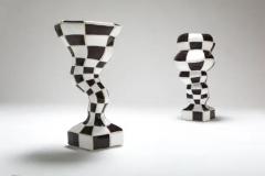  Touche Touche Ceramic Checkered Vase Pothole Portal Vex by Touche Touche - 3377814
