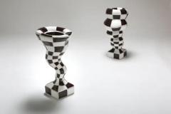  Touche Touche Ceramic Checkered Vase Pothole Portal Vex by Touche Touche - 3377815