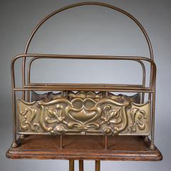  Townshends Townshends Brassfounders An Arts Crafts revolving tripod magazine rack - 4186168