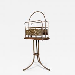 Townshends Townshends Brassfounders An Arts Crafts revolving tripod magazine rack - 4204112