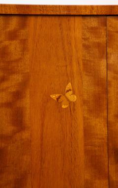  Tran s M belfabriks Aktiebolag A Swedish Grace Inlaid Mahogany Cabinet Circa 1940s - 3259606