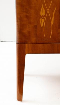  Tran s M belfabriks Aktiebolag A Swedish Grace Inlaid Mahogany Cabinet Circa 1940s - 3259607