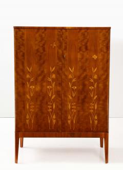  Tran s M belfabriks Aktiebolag A Swedish Grace Inlaid Mahogany Cabinet Circa 1940s - 3259610