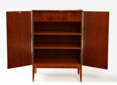  Tran s M belfabriks Aktiebolag A Swedish Grace Inlaid Mahogany Cabinet Circa 1940s - 3259612