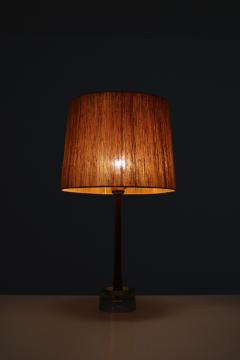  Tran s Stilarmatur AB Pair of Swedish Table Lamps in Rosewood and Glass by Stilarmatur Tran s - 803810