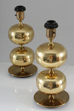  Tran s Stilarmatur AB Swedish Midcentury Table Lamps in Brass by Stilarmatur Tran s - 1143999