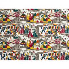  Tre 80 Gio Ponti Designed Balletto alla Scala Fabric by Tre 80 multicolor  - 768683