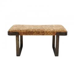  Tri Mark Tri Mark Designs Bench Bronze Upholstery Signed - 3548744