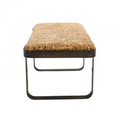  Tri Mark Tri Mark Designs Bench Bronze Upholstery Signed - 3548749