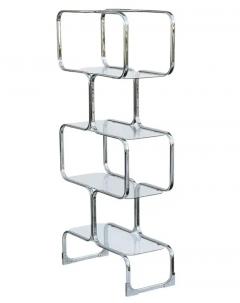  Tricom Mid Century Modern Tricom Italian Etagere or Wall Unit after Milo Baughman - 3982468