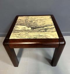  Trioh Mobler 1960s Danish Trioh Mobler Side Tables in Rosewood and Marble Mid Century - 2929276