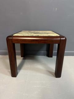 Trioh Mobler 1960s Danish Trioh Mobler Side Tables in Rosewood and Marble Mid Century - 2929280