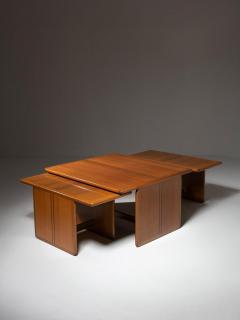  Tris Set of Nesting Tables by Afra and Tobia Scarpa for Maxalto - 4726193