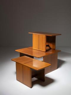  Tris Set of Nesting Tables by Afra and Tobia Scarpa for Maxalto - 4726197