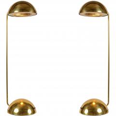  Tronconi Pair of 1970s Barbieri Marianelli Brass Bikini Table Lamps for Tronconi - 2724909