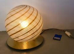  Tronconi Pair of Lamps Murano Glass Brass by Tronconi Italy 1970s - 523550