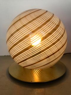  Tronconi Pair of Lamps Murano Glass Brass by Tronconi Italy 1970s - 523552