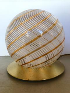  Tronconi Pair of Lamps Murano Glass Brass by Tronconi Italy 1970s - 523554