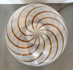 Tronconi Pair of Lamps Murano Glass Brass by Tronconi Italy 1970s - 523556