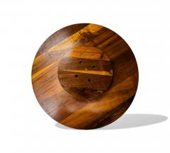  Tropic Art Brazilian Modern Lazy Susan Bowls in Rosewood Tropic Art 1970s - 4423625