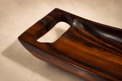  Tropic Art Sculptural Brazilian Rosewood Decorative Tray by Tropic Art 1960s Lot 686C - 4597100