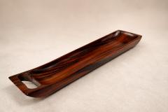  Tropic Art Sculptural Brazilian Rosewood Decorative Tray by Tropic Art 1960s Lot 686C - 4597102