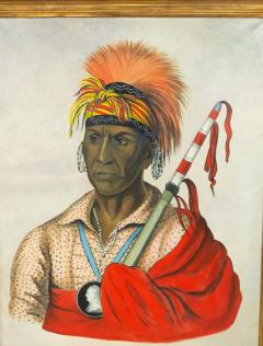  Troubetzkoy Indian With A Red White Stick Portrait - 3185544
