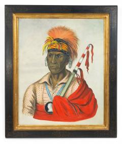  Troubetzkoy Indian With A Red White Stick Portrait - 3185548