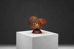  Tukiainen Aimo Ossi Kalevi Copper Table Lamp by Aimo Tukiainen for Oy Moonlight Ltd Finland 1970s - 4566727